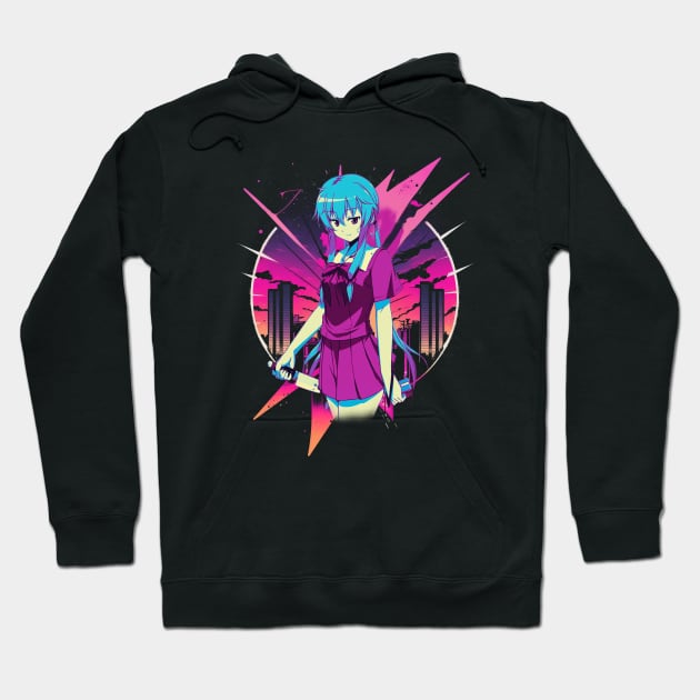 Yuno Gasai Obsession Unleashed Hoodie by A Cyborg Fairy